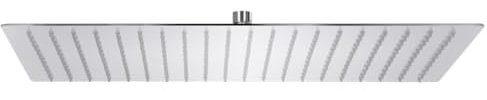 Furniture Select-Rain - Soffione doccia rettangolare in acciaio inox 304, 50 x 30 cm