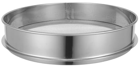 Toddmomy Stainless Steel Soil Sieve Robuster Erdsieb Für Gartenarbeit Große Maschen Zum Sichten Von Erde Kompost Und Steinen Leicht Zu Reinigen Für Pflanzenliebhaber