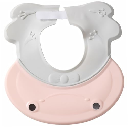 TOYANDONA Hut Mit Ohren Für Kleinkinder Bade-duschhaube Aus Visiermaterial Kopfbedeckung Zum Haarewaschen Shampoo-schutz Für Augen, Nase Und Mund Leicht Und Tragbar Für Reisen