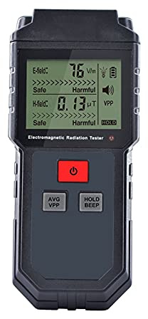 Contatore Geiger, Digitale portatile. EMF Meter Electromagnetic Radiation Tester Electric Campo Magnetico Campo Dosimeter Detector for computer del telefono