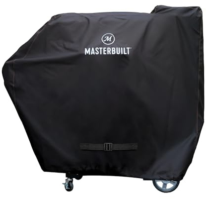 MasterBuilt MB20081220 All Weather, Rip-Proof, UV Proof Cover for Gravity Series 1050 BBQ Grill, Black