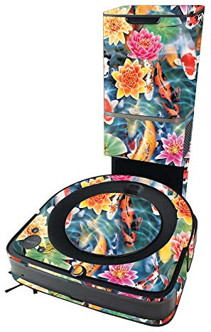 MightySkins Skin Compatible with iRobot Roomba s9+ Vacuum - Koi Pond | Protective, Durable, and Unique Vinyl Decal wrap Cover | Easy to Apply and Change Styles | Made in the USA