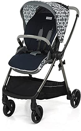 Foppapedretti Universalmatratze für Kinderwagen, doppelseitig mit Sommer- und Winterseite, blau