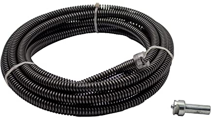 LeTkingok 5 M Kanalbaggerfeder Mit 10-mm-anschluss – Elektrische Bohrmaschine, Rohrreiniger, Verlängerung, Kanalrohrbagger, Reinigungsfeder