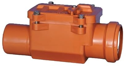 Rückstauklappe Ø DN 50 Rückstauverschluss Rattenschutz für HT - KG Rohre Rückschlagklappe abwasser (DN 50)