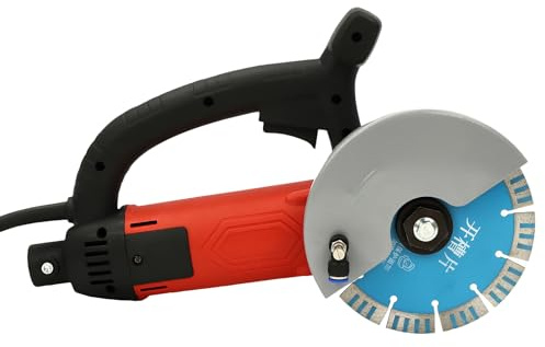 HinLIaDa Concrete Cut Off Saw, 3000W Wet/Dry Corded Electric Circular Saw Concrete Cutter Wall Groove Cutting Machine with Water Pump for Cutting Various Building Materials, 7000r/Min