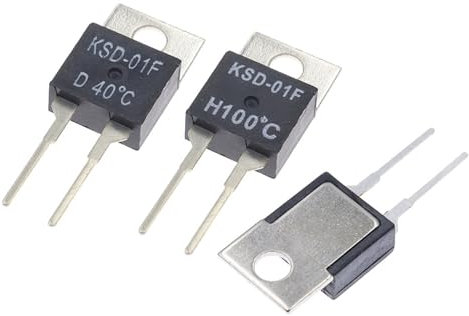 10 Stück KSD-01F Temperaturschalter TO220 normalerweise offen H und normalerweise geschlossen D 0 Grad -150 Grad(Color:45C,Size:H (Normally Open))