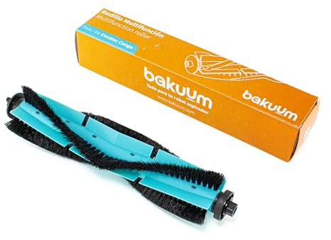 BAKUUM Rodillo principal, cepillo central para Cecotec Conga 7490 Immortal. Cepillo para robot aspirador multifunción.