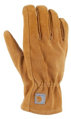 Carhartt GW0868M Herren-Lederhandschuh, offene Manschette, Barley, Small