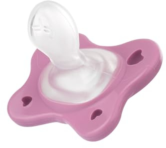Chicco Gommotto Dual Soft, Ciuccio in Silicone 6-16 Mesi, Bicolore, Set di Gommotti con Doppia Morbidezza, Supportano la Respirazione e Favoriscono il Corretto Sviluppo della Bocca, 2 Pezzi, Bimba