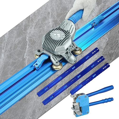Tagliapiastrelle Manuale di precisione Tagliapiastrelle Professionale di Grande Formato Ventosa Integrata Spingipiastrelle Impilatore di Piastrelle ()