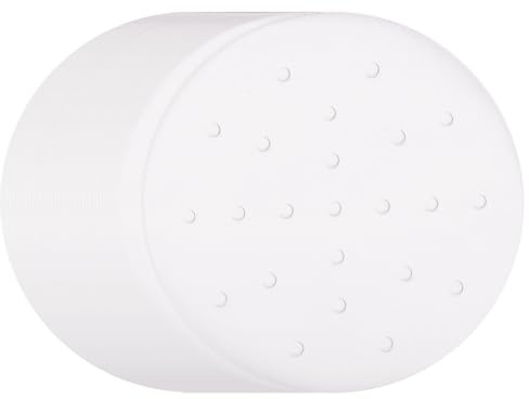 sourcing map 200pcs Air Fryer Liners 7.5 Inch Round Bamboo Steamer Liners with Holes Non-Stick Perforated Parchment Paper Sheets Disposable Steamer Paper for Air Fryers Steaming Basket, White