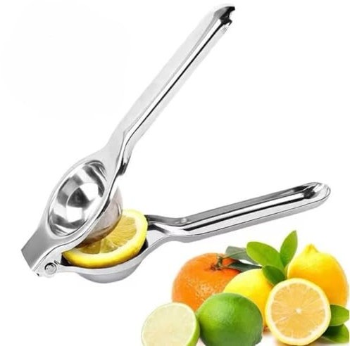 Goodiesltd Manual Citrus Juicer – Heavy Duty Stainless Steel Lemon Squeezer for Oranges, Limes & Lemons, Hand Press Fruit Juicer for Kitchen, Easy to Use & Clean