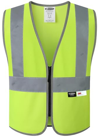JKSafety Kids Safety Vest Kids Construction Vest Hi Vis with 3M Reflective Tapes High Visibility Meet ANSI Standard Yellow Color (BK300-Yellow S) 1 Piece