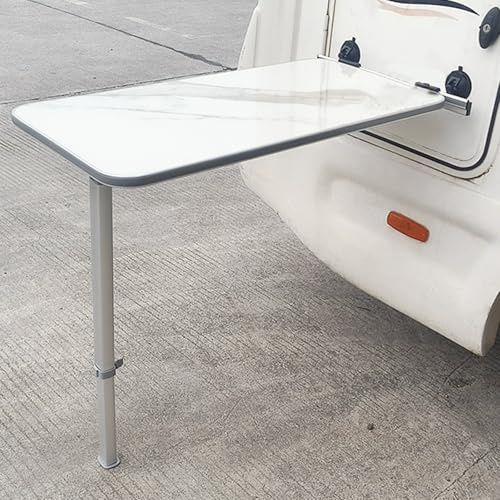 YZWZZXC Wohnmobil Tisch, Camping Table, Klappbar und Hochklappbar, Einsetzbar im Auto, Auf Wohnwagen und Yachten