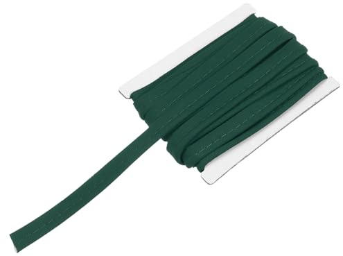 sourcing map Cordoncino da 6 m di nastro da 1,27 cm per cucito, fai da te, bordo in tessuto, colore verde scuro