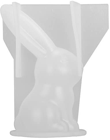3D Long Ear Rabbit Silicone Mould Rabbits Resin Casting Mould | for Cake, Chocolate, Candy Making