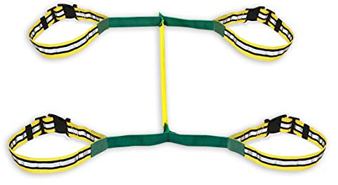 Walkodile Safety Web (4 barn), promenadrep för barn. Lärare designad. Premiumkvalitet. Inkluderar också gratis inlärningsspel för promenadguide.