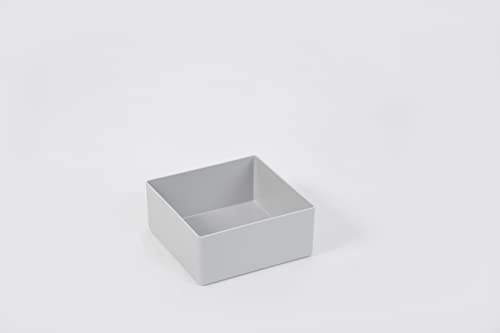 FLEXMO | 10 Stück Einsatzkasten grau | Einsätze für Sortimentskoffer | Werkzeugeinlage | Werkzeugkofferset | Einsätze Sortierbox grau | Schubladeneinsatz | 152x152x67mm