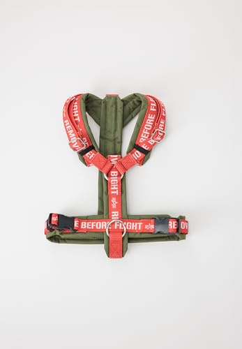 Alpha Industries Dog RBF Harness, Dark Olive, XL