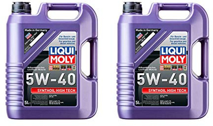 ILODA 2X Original Liqui Moly 5L Synthoil High Tech 5W-40 Motoröl Motorenöl Öl Oil 1307