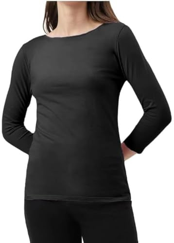 R&N FASHIONS Woman's Long Sleeve Round Neck T-Shirt Top - Stylish and Versatile - Casual Wear - Relaxed Fit - Everyday Comfort - Perfect Wardrobe Essential for All Seasons