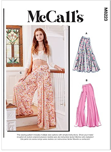 McCall's Schnittmuster-Set, für Röcke/Hosen, ZZ (L-XL-XXL), mehrfarbig, 2-teilig