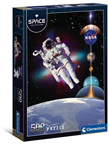 Clementoni - 35106 - Space Collection - Puzzle 500 Teile - Made in Italy, Legespiel Puzzle, Geschicklichkeitsspiel für die ganze Familie, Erwachsenenpuzzle ab 10 Jahren, Puzzle Erwachsene