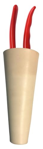 Lederk�cher mit Stahlclip f�r Gartenschere, Wetzstein, Schleifstein