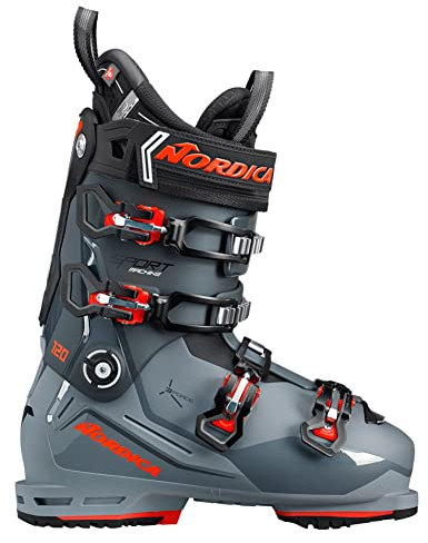 Nordica Herren Sportmachine 3 120 Skischuhe, Anthrazit/Schwarz/Rot, 30