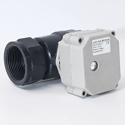 1 1/4 AC/DC9~24V DN32 Zweidrahtsteuerung Normalerweise geschlossener Zweiwege PVC kugelhahn