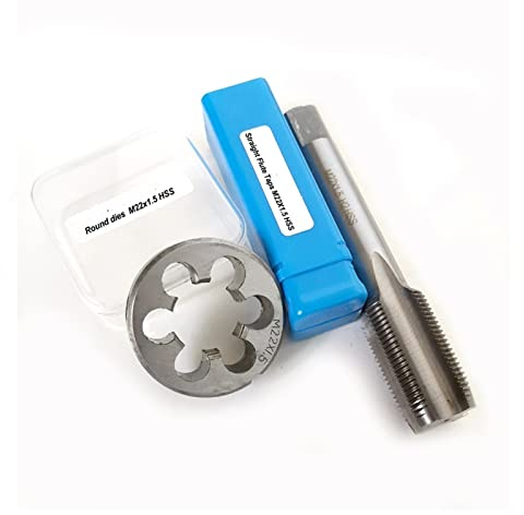 ICAMAS HSS Gewindebohrer und Matrizensatz M6 M7 M8 M9 M10 M11 M12 M13 M14 M15 M16 Feingewinde Schneideisen Gewindebohrer M17 M18 M19 M20 M24 (Size : 0.5, Color : M10)