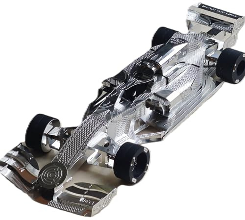 Rennwagen Mechanisches Modell, F1 Auto Metall Modellbausatz, 3D Metall Modellbausätze zum Bauen für Erwachsene, Modell Formel 1 Grand Prix Falcon von Metal Time