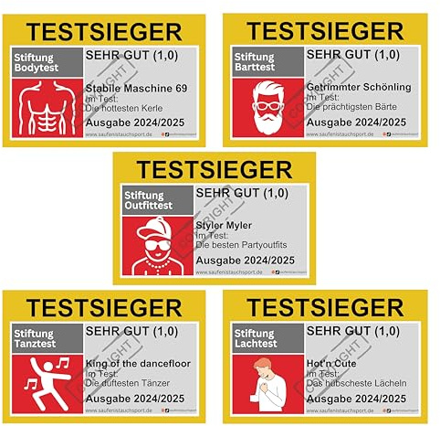 50x Frauen Testsieger Malle Sticker Set/Malle Aufkleber Set/Festival/Party/Saufsticker/Mallorca/Testsieger-Sticker/Bumsbar Sticker/Oktoberfest/JGA/Partsyticker