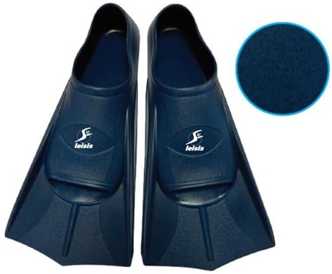 Leisis 0102147 Kurzflosse aus recyceltem Silikon, 43/44, Erwachsene, Unisex, Marineblau, Einheitsgröße