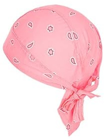 Bambino Rosa Bandana 100% cotone estivo, Taglia Unica si adatta da 50 a 54 cm, Protettiva dai raggi solari, Neonato, Colorata e Preformata per un’ottima vestibilità