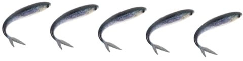 POPETPOP 5stücke Praktischer Lebensechter Sinkender Kunstköder Für Süß Und Salzwasserangeln Wiederverwendbarer Fischköder Zum Anlocken Verschiedener Fischarten