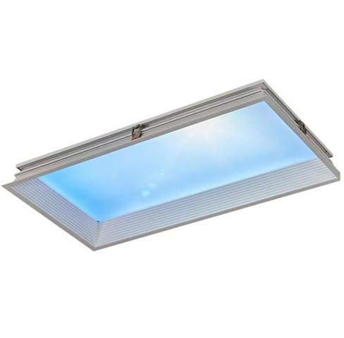 YFMYY Lámparas De Techo Empotradas En Tragaluz, Lámpara De Techo con Luz De Cielo Azul, Accesorio De Iluminación De Techo LED De Montaje Empotrado, Luz De Techo Regulable De Cielo Claro para Pasillo