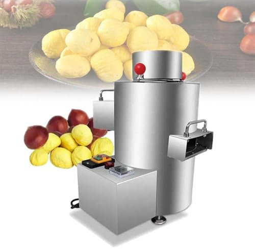 GJBMXSM Macchina per Sbucciare Le Castagne, Macchina Commerciale per Aprire Castagne con Elevata Efficienza E Nessun Danno alle Castagne, Pelatrice Automatica per Castagne,220V