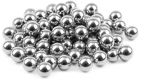 HiPicco 3/8 Bearing Balls 304 Stainless Steel G100 Precision Balls 100Pcs | Good Hardness and Durability, For Bicycle Bearings, Drawer Slides, Casters