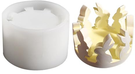 Silikonformen Gießformen zum Gießen von Ostern-Hassen und Kerzenhaltern 3D-Druckformen