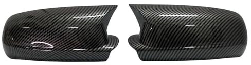 LTXCNI Rückspiegel Abdeckung Auto-Rückspiegelabdeckung OX Horn Shell Trim Für VW Für Golf 4 MK4 GTI R Für Bora Für Jetta Für Passat B5 1997-2004 Außenspiegel Abdeckung(Carbon Look)