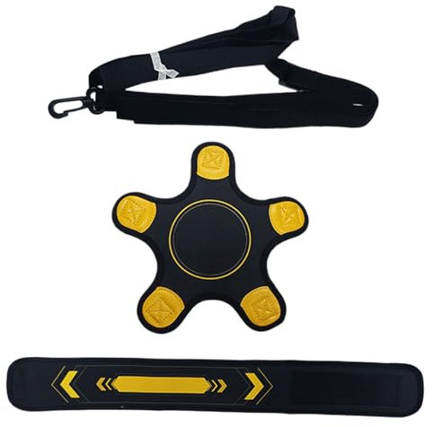 Veeteah Fußballtrainer, Fußballtrainer mit Schnur,Football Rebound Soccer Kick -Übungs -Trainingshilfe - Elastic Seil Football Training Equipment, persönliche Übungsausrüstung für Ball 4 und 5