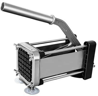 French Fries Cutter | Manual Slicer Kitchen Gadgets - Heavy Duty Potato Fries Cutter,For Vegetables, Carrots, Food, Salad, Home, Apartments, Restaurants, BBQ And Camping