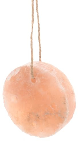 SHINEOFI Blocchi di Sale Minerale per Conigli e Piccoli Animali Mattone da Leccare Corda Appesa Minerali Naturali Sicuri per Criceti Coniglietti e Roditori Fornitura di Sale