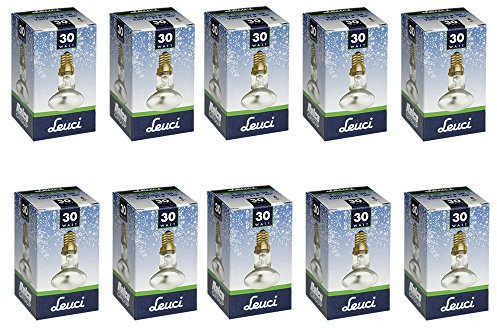 Leuci 10 x Reflektor Glühbirne R39 30W E14 matt Glühlampe 30 Watt Glühbirnen Glühlampen 40° warmweiß dimmbar
