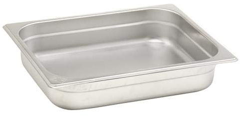 Pentole Agnelli Bacinella Gastronorm, Acciaio Inossidabile, 2/3, 35.4x32.5x15 cm