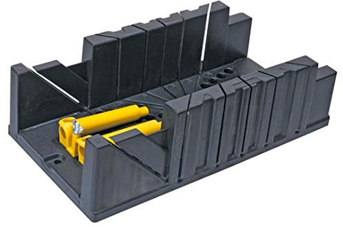 Schneidlade, Kunststoff, 326x122x78 mm, mit Klemmern TOPEX 10A848