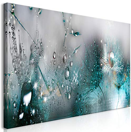 murando Wandbild Mega XXXL Pusteblume Einteiliger XXL-Format Kunstdruck zur Selbstmontage Leinwandbilder moderne Bilder DIY Wanddekoration Wohnung Deko Blumen Natur grau