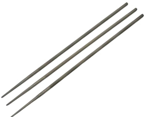 3 x Rundfeile 4,8mm Feile f 0,325'' u. 3/8 Kette Sägekette Motorsäge Kettensäge
